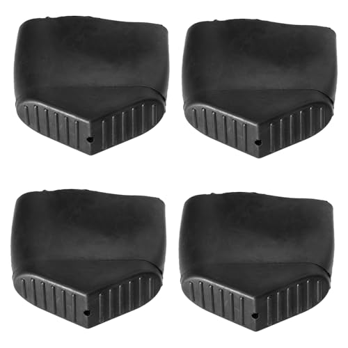 PENIKOKO 4 Stück Teiliges Leiterfußschutz Langlebigem Gummi Rutschfeste Leiterfußkappen für Teleskopleitern Verschleißfest Schützend gegen Kratzer und Geräusche Einfache Montage Geeignet von PENIKOKO