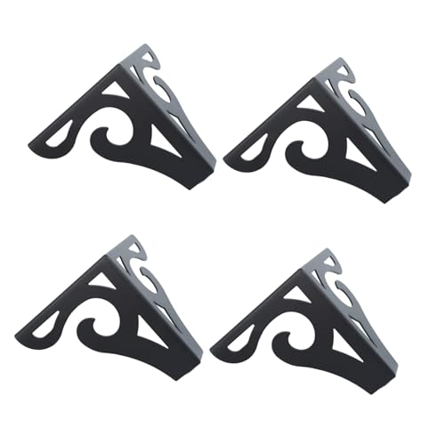PENIKOKO 4 Stück Teiliges Metall möbelfüße Hohe Schwarze Tisch Sofabeine für Schrank Couchtisch Tv Schrank Industrielle Möbelbeine für DIY möbelprojekte von PENIKOKO
