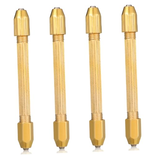 PENIKOKO 4 Stück Teiliges Mini Handbohrset Doppelkopf Schnitzwerkzeug Uhrmacherbohrer Quadratischer Kopf Bohrer für Holz Kunststoff Kunststoffmodellierung PENIKOKO 4 Stück Teiliges Mini Handbohrset Doppelkopf Schnitzwerkzeug Uhrmacherbohrer Quadratischer Kopf Bohrer für Holz Kunststoff Kunststoffmodellierung von PENIKOKO