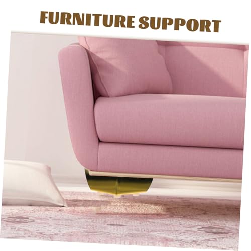 PENIKOKO 4 Stück Teiliges Möbelfüße Winkel Stützbeine für Sofa Couchtisch Tv Schrank Schwerlast Eisen Beine Goldfarben Einsetzbar PENIKOKO 4 Stück Teiliges Möbelfüße Winkel Stützbeine für Sofa Couchtisch Tv Schrank Schwerlast Eisen Beine Goldfarben Einsetzbar von PENIKOKO