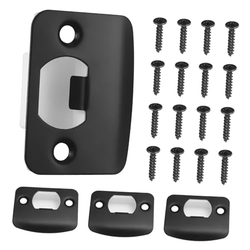 PENIKOKO 4 Stück Teiliges Türschloss Abdeckplatten aus Edelstahl Robuste Deadbolt Schutzplatten mit Schrauben für Türschlösser Einsetzbar zur und Langlebigen Nutzung PENIKOKO 4 Stück Teiliges Türschloss Abdeckplatten aus Edelstahl Robuste Deadbolt Schutzplatten mit Schrauben für Türschlösser Einsetzbar zur und Langlebigen Nutzung von PENIKOKO