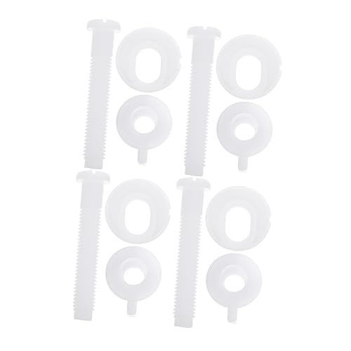 PENIKOKO 4 Stück Toilet Seat Cover Fixing Screws Schrauben für Toilettendeckel Installieren und Langlebig Geeignet für Toilettenmarken von PENIKOKO