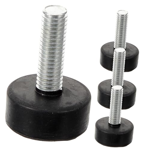 PENIKOKO 4 Stück Verstellbare Gummifüße Möbel Schwerlast Möbelgleiter mit Schraubgewinde Höhenverstellbar rutschfest Stoßdämpfend für Tisch Stuhl Geräte PENIKOKO 4 Stück Verstellbare Gummifüße Möbel Schwerlast Möbelgleiter mit Schraubgewinde Höhenverstellbar rutschfest Stoßdämpfend für Tisch Stuhl Geräte von PENIKOKO