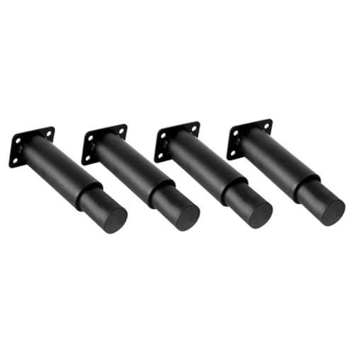 PENIKOKO 4 Stück Verstellbare Metallmöbelfüße für Sofa Couch Tv Schrank und Tisch Robuste Möbelbeine mit Moderner Optik Einfache Montage Stabile Unterstützung für Schwere Möbel von PENIKOKO