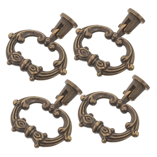 PENIKOKO 4 Stück Vintage Metallgriff Antike Runde Schubladengriffe aus Robustem Elegante Schmuckkasten und Küchenschrankgriffe Stilvolle Türgriffe für Kommode und Kleiderschrank PENIKOKO 4 Stück Vintage Metallgriff Antike Runde Schubladengriffe aus Robustem Elegante Schmuckkasten und Küchenschrankgriffe Stilvolle Türgriffe für Kommode und Kleiderschrank von PENIKOKO