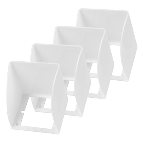 PENIKOKO 4 Stück Wasserdichte Steckdosenschutzbox aus Robustem Kunststoff Schutzgehäuse für Außensteckdosen Wetterfeste Abdeckung für Haushaltssteckdosen für Balkon Küche Bad und von PENIKOKO