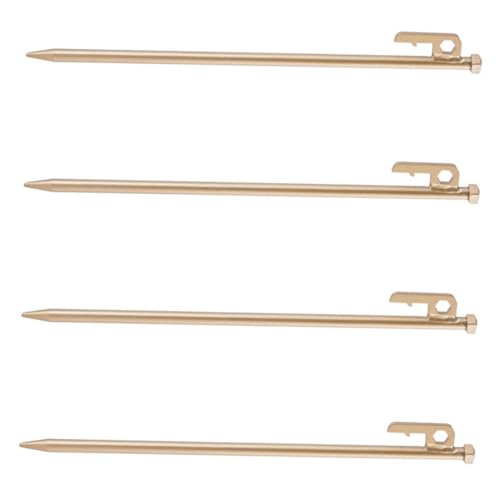 PENIKOKO 4 Stück Zeltheringe Rostfrei Robust mit Rutsch Design für Harte Böden Camping Erdanker Zeltnägel Pavillon Befestigung Outdoor PENIKOKO 4 Stück Zeltheringe Rostfrei Robust mit Rutsch Design für Harte Böden Camping Erdanker Zeltnägel Pavillon Befestigung Outdoor von PENIKOKO
