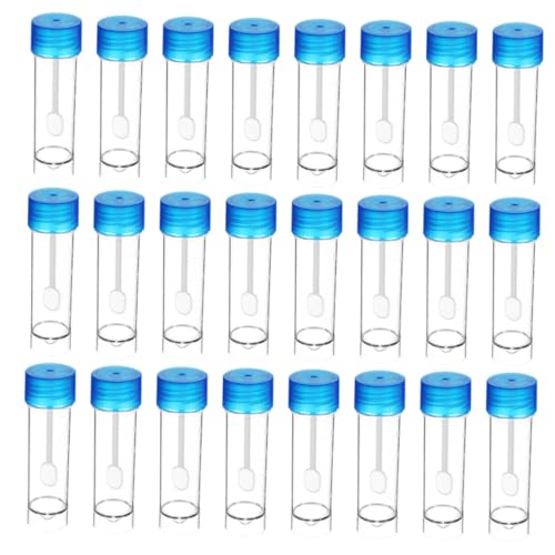 PENIKOKO 40 Stück Bequemer Probensammler Stuhlprobenbecher Stuhlbecher Behälter Für Stuhlproben Becher Für Kotproben Stuhlprobe Topf Stuhlprobentöpfe Stuhlbehälter Transparent von PENIKOKO