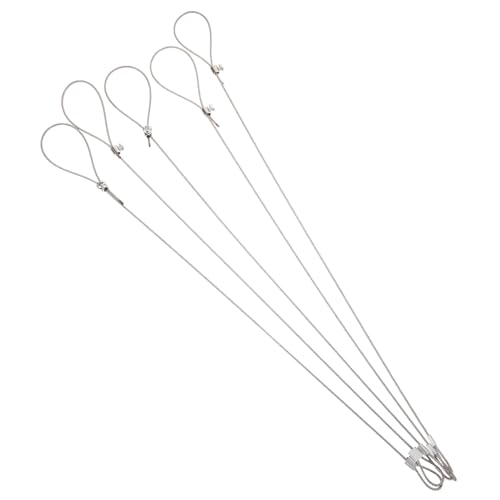 PENIKOKO 5 Stück Einstellbarer Edelstahl Türschloss Riegel für Metall und Holztore Gartentor Zauntor Zugband Wetterfest Robust PENIKOKO 5 Stück Einstellbarer Edelstahl Türschloss Riegel für Metall und Holztore Gartentor Zauntor Zugband Wetterfest Robust von PENIKOKO