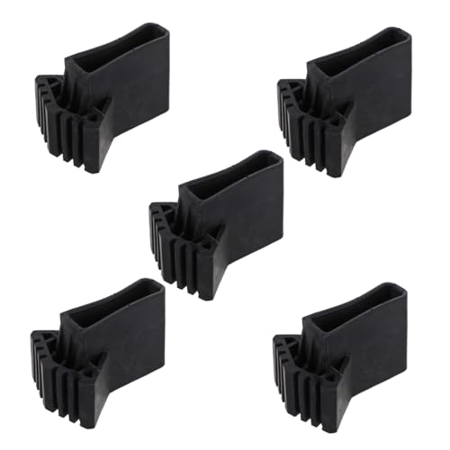 PENIKOKO 5 Stück Leiterfußschutz Rutschfeste Leiterfüße aus Flexiblem Kunststoff Schutzkappen für Teleskopleitern Kratzfest Einfach zu Montieren für Haushalts Klappleitern Geeignet von PENIKOKO