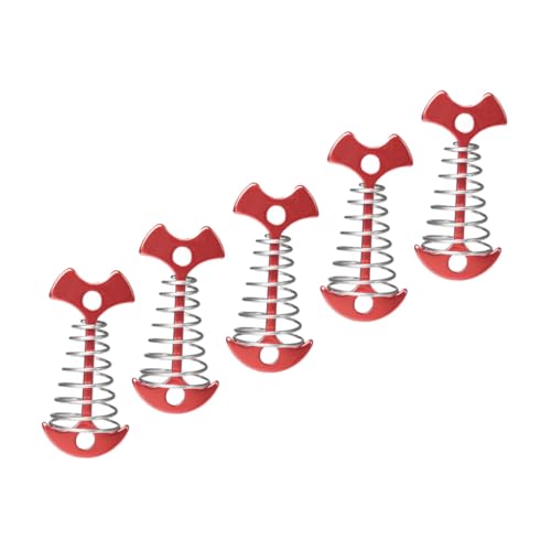 PENIKOKO 5 Stück Teiliges Bodenanker mit Edelstahlfeder Praktische Zeltnagel Fixierung für Outdoor Camping Windfeste Spannseilhalterung Geeignet für Steg und Holzplankenbefestigung PENIKOKO 5 Stück Teiliges Bodenanker mit Edelstahlfeder Praktische Zeltnagel Fixierung für Outdoor Camping Windfeste Spannseilhalterung Geeignet für Steg und Holzplankenbefestigung von PENIKOKO