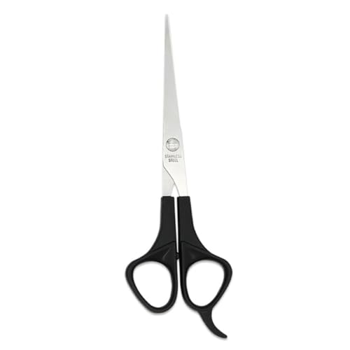 PENIKOKO 5 Stück Teiliges Haarschneidescheren aus Edelstahl mit Schwarzem Griff Professionelle Gerade Friseurscheren für den privaten und Salongebrauch Langlebig Leicht und Bruchsicher zum von PENIKOKO