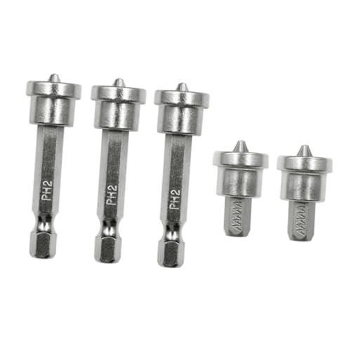 PENIKOKO 5 Stück Teiliges Schraubendreher Schrauben positionierer für Gipskartonplatten Passend für Akkuschrauber Präzise Positionierung Einfache Montage Vielseitig für Möbel von PENIKOKO