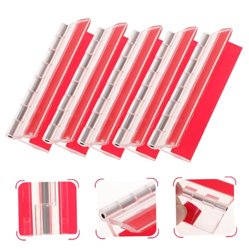 PENIKOKO 5 Stück Teiliges Selbstklebendes Acrylscharnier Extra Stark und Verschleißfest mit Doppelseitigem Klebeband Geeignet für Möbel Acrylplatten Glas und Metall Einfache Werkzeugfreie PENIKOKO 5 Stück Teiliges Selbstklebendes Acrylscharnier Extra Stark und Verschleißfest mit Doppelseitigem Klebeband Geeignet für Möbel Acrylplatten Glas und Metall Einfache Werkzeugfreie von PENIKOKO