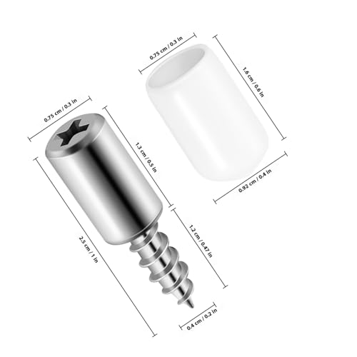 PENIKOKO 50 Stück Teiliges Selbstschneidende Regalstützen Schrauben aus Stabile Möbel Regalhalter Pins für Schränke und Ablagen Regalboden Halter für Küche und Wohnzimmer PENIKOKO 50 Stück Teiliges Selbstschneidende Regalstützen Schrauben aus Stabile Möbel Regalhalter Pins für Schränke und Ablagen Regalboden Halter für Küche und Wohnzimmer von PENIKOKO