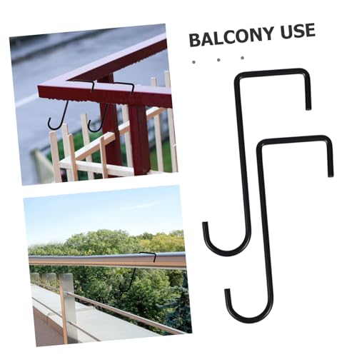 PENIKOKO 6 Stück Metallhaken für Blumenkästen Balkon Rostfreie Aufhängehaken mit Vintage Design Stabile Balkon Geländer Halterung für Pflanzen Laternen Vogelhäuser Innen und Außenbereich PENIKOKO 6 Stück Metallhaken für Blumenkästen Balkon Rostfreie Aufhängehaken mit Vintage Design Stabile Balkon Geländer Halterung für Pflanzen Laternen Vogelhäuser Innen und Außenbereich von PENIKOKO