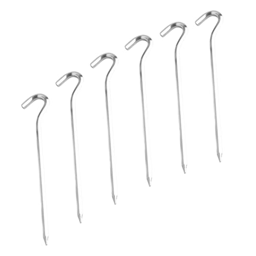 PENIKOKO 6 Stück Teiliges Aluminium Zelt Heringe Rostfrei Verschleißfest Stabiles Camping Zubehör Feste Bodenanker für Outdoor Zelte und Pavillons Windresistent Einfach zu Verwenden PENIKOKO 6 Stück Teiliges Aluminium Zelt Heringe Rostfrei Verschleißfest Stabiles Camping Zubehör Feste Bodenanker für Outdoor Zelte und Pavillons Windresistent Einfach zu Verwenden von PENIKOKO