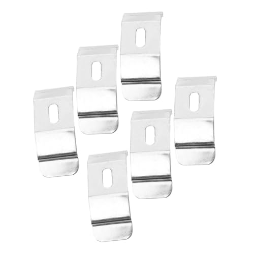 PENIKOKO 6 Stück Teiliges Metallhalter Louver vorhänge Clip Montagehalterungen Jalousien Ersatzteile Robust und Elegant Geeignet für Fenster und Sichtschutz von PENIKOKO