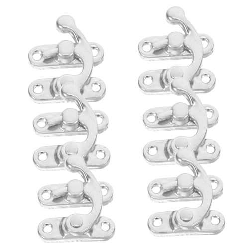 PENIKOKO 6 Stück Teiliges Retro Box Schloss Antike Metall Haspe mit Haken und Schrauben für Schmuckkasten Truhe Vintage Kistenschloss zur Sicheren Dekoration und Einfachen Montage PENIKOKO 6 Stück Teiliges Retro Box Schloss Antike Metall Haspe mit Haken und Schrauben für Schmuckkasten Truhe Vintage Kistenschloss zur Sicheren Dekoration und Einfachen Montage von PENIKOKO