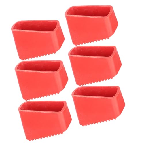 PENIKOKO 6 Stück Teiliges Rutschfeste Gummifüße für Leitern Verschleißfest Temperaturbeständig Schont Boden und Erhöht bei Stehleitern und Holzleitern von PENIKOKO