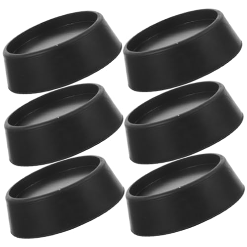 PENIKOKO 6 Stück Teiliges Rutschfeste Gummimatten für Waschmaschinenfüße Vibrationsdämpfende Rutsch Pads mit Hoher Tragfähigkeit Geeignet für Laminat Fliesen und Teppichböden Einfache von PENIKOKO