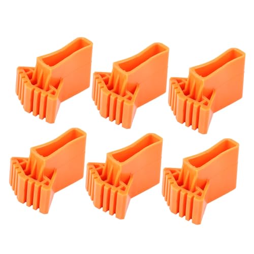 PENIKOKO 6 Stück Teiliges Rutschfeste Kunststoff leiterfüße Leiter Ersatzteile Abriebfest und Langlebig Bodenschoner für Treppenpodeste und Möbelfüße Geeignet von PENIKOKO