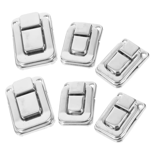 PENIKOKO 6 Stück Teiliges Vintage Hasp Schloss Transparent Hohe Härte Einfache Montage für Schmuckkästchen Geschenkboxen Holzboxen Kleine Schränke und DIY Bastelprojekte PENIKOKO 6 Stück Teiliges Vintage Hasp Schloss Transparent Hohe Härte Einfache Montage für Schmuckkästchen Geschenkboxen Holzboxen Kleine Schränke und DIY Bastelprojekte von PENIKOKO