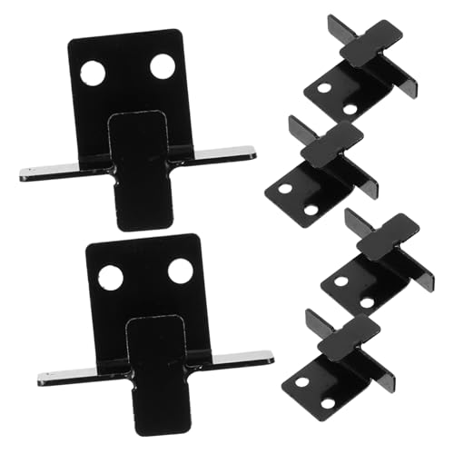 PENIKOKO 6 Stück Teiliges Wandhalter aus hochwertigem Metall Doppellöchriges Design für Stabile Befestigung Vielseitig als Fliesendisplay halter und Spiegelclip Minimalistischer Stil für von PENIKOKO