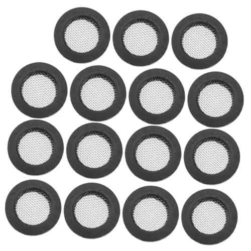 PENIKOKO 60 Stück Teiliges Schlauchanschluss mit Edelstahl Filtereinsatz Wasserfilter Zubehör für Gartenschlauch mit Korrosionsbeständigem Elastischem Wellrohr und Vibrationsdämpfung von PENIKOKO