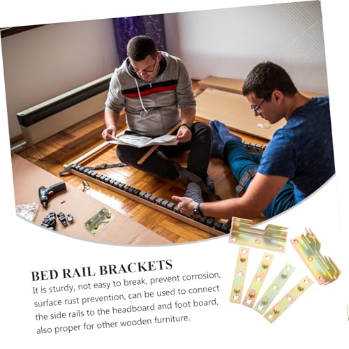 PENIKOKO 8 Stück Teiliges Bettbeschläge aus Rostfreiem Stahl Stabile Lattenrost Halterungen Schraubmontage Passend Bettrahmen Betthalterungen für Kopf Fußteil Langlebig und Robust PENIKOKO 8 Stück Teiliges Bettbeschläge aus Rostfreiem Stahl Stabile Lattenrost Halterungen Schraubmontage Passend Bettrahmen Betthalterungen für Kopf Fußteil Langlebig und Robust von PENIKOKO