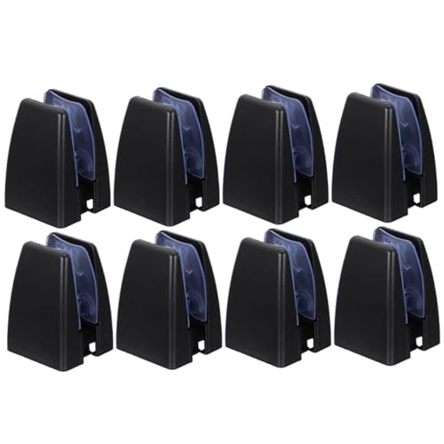 PENIKOKO 8 Stück Teiliges Glasplatten Klemmen aus Abs Schwarz Stabile Befestigung für Tisch Trennwände Kratzfeste Glas Halter Clips für Büro Konferenztische Rostfrei und PENIKOKO 8 Stück Teiliges Glasplatten Klemmen aus Abs Schwarz Stabile Befestigung für Tisch Trennwände Kratzfeste Glas Halter Clips für Büro Konferenztische Rostfrei und von PENIKOKO