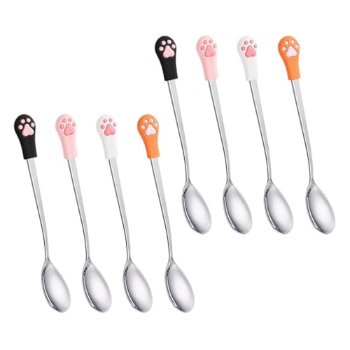 PENIKOKO 8 Stück Teiliges Katzenpfoten-löffel aus Edelstahl Niedliche Futterlöffel für Haustiere Vielseitig Einsetzbar als Dosenlöffel für Katzen und Hunde Handlich Reisefreundlich Lang PENIKOKO 8 Stück Teiliges Katzenpfoten-löffel aus Edelstahl Niedliche Futterlöffel für Haustiere Vielseitig Einsetzbar als Dosenlöffel für Katzen und Hunde Handlich Reisefreundlich Lang von PENIKOKO