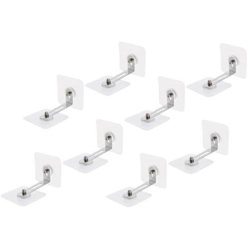 PENIKOKO 8 Stück Teiliges Möbel Selbstklebend Anti kipp Schutz für Schränke Ablagen Tv möbel Einfach zu Montieren Modernes Design für Sicheren Halt im Haushalt von PENIKOKO