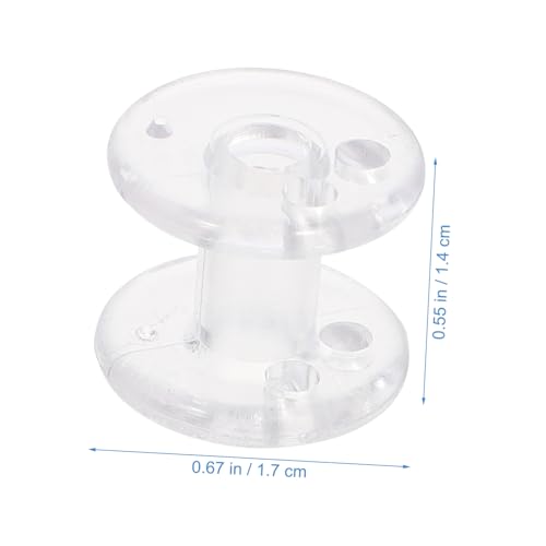 PENIKOKO 8 Stück Teiliges Transparenter Pom Spannhalter für Faltenjalousien Einfach zu Installierender Schnurspanner Rutschsicherer Halter für Rv und Nachtjalousien von PENIKOKO