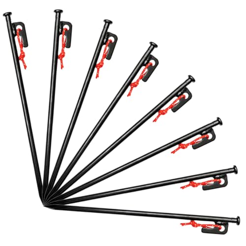 PENIKOKO 8 Stück Teiliges Zelthering aus Robustem mit Tragetasche Stabile Zeltheringe für Outdoor Camping Windfeste und Langlebige Bodenpfähle für Zelte Markisen Pavillons Geeignet für PENIKOKO 8 Stück Teiliges Zelthering aus Robustem mit Tragetasche Stabile Zeltheringe für Outdoor Camping Windfeste und Langlebige Bodenpfähle für Zelte Markisen Pavillons Geeignet für von PENIKOKO