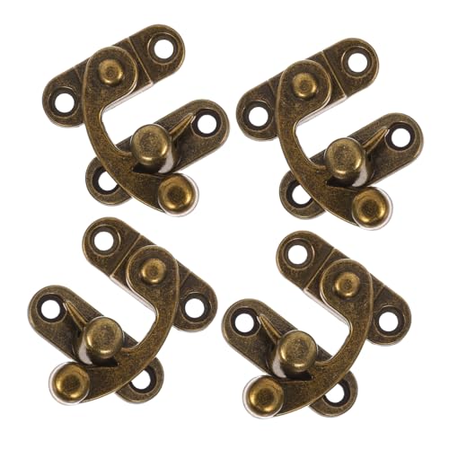 PENIKOKO 8 Stück Teiliges Zinklegierung Bullhorn Hasp Latch Robuste Vintage Boxverschlüsse mit Elegantem Retro-finish Dekorative Scharniere für Schmuckkästchen Holzboxen PENIKOKO 8 Stück Teiliges Zinklegierung Bullhorn Hasp Latch Robuste Vintage Boxverschlüsse mit Elegantem Retro-finish Dekorative Scharniere für Schmuckkästchen Holzboxen von PENIKOKO