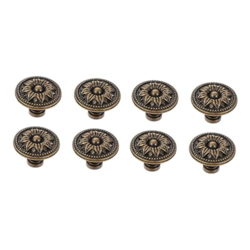 PENIKOKO 8 Stück Vintage Schrankgriff Teilig Bronze Zinklegierung Rund Antik Stil für Schranktüren Kleiderschränke Möbelgriffe Robust und Rostfrei PENIKOKO 8 Stück Vintage Schrankgriff Teilig Bronze Zinklegierung Rund Antik Stil für Schranktüren Kleiderschränke Möbelgriffe Robust und Rostfrei von PENIKOKO