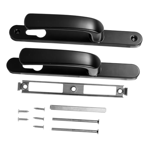 PENIKOKO Aluminium Innen Türgriff Türschloss Langlebig Ergonomisch Türgriff Aluminiumlegierung Schwarz Geeignet für Zimmertüren PENIKOKO Aluminium Innen Türgriff Türschloss Langlebig Ergonomisch Türgriff Aluminiumlegierung Schwarz Geeignet für Zimmertüren von PENIKOKO
