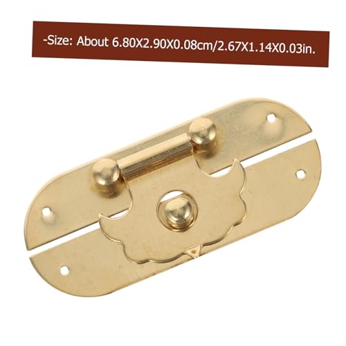 PENIKOKO Antike Box Latch Haspe für Schmuckkästchen Holzbox Verschluss Retro Stil Stabile Möbelbeschläge Vintage Design für Truhe Geschenkbox PENIKOKO Antike Box Latch Haspe für Schmuckkästchen Holzbox Verschluss Retro Stil Stabile Möbelbeschläge Vintage Design für Truhe Geschenkbox von PENIKOKO