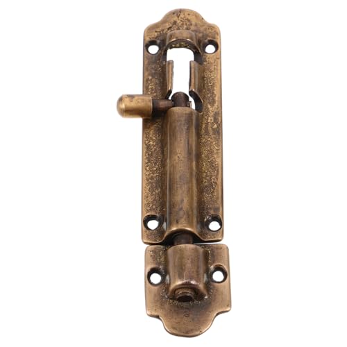 PENIKOKO Antiker Kleiner Türschloss Bolzenriegel aus Massivem Verdickter Riegelverschluss für Holz Schiebetüren Vielseitig Einsetzbar für Zuhause Büro und Gewerbe Einfache Montage PENIKOKO Antiker Kleiner Türschloss Bolzenriegel aus Massivem Verdickter Riegelverschluss für Holz Schiebetüren Vielseitig Einsetzbar für Zuhause Büro und Gewerbe Einfache Montage von PENIKOKO