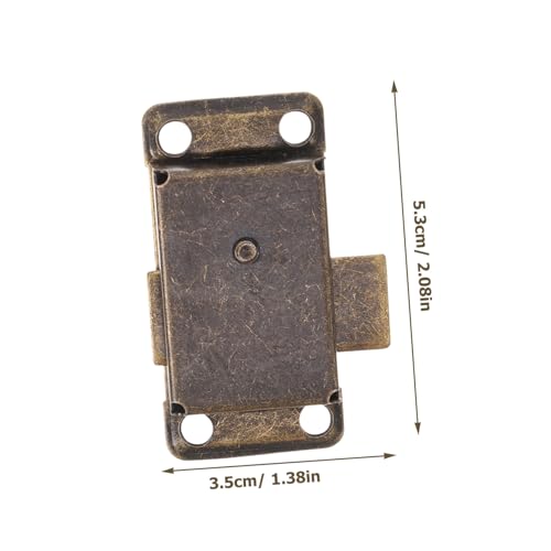 PENIKOKO Antikes Möbelschloss Set Vintage Schrankschloss mit Schlüssel Vielseitig für Schubladen Schränke Kommoden Robuste Retro Metallverriegelung für Erwachsene von PENIKOKO