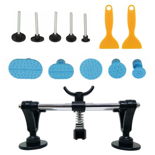 PENIKOKO Auto Dellen Reparatur Set Bridge Dent Puller Werkzeug Ergonomisch Hebelprinzip für Karosserie Kühlschrank Waschmaschine Metallflächen Effizient und Energiesparend PENIKOKO Auto Dellen Reparatur Set Bridge Dent Puller Werkzeug Ergonomisch Hebelprinzip für Karosserie Kühlschrank Waschmaschine Metallflächen Effizient und Energiesparend von PENIKOKO