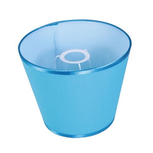 PENIKOKO Blauer Lampenschirm Lampenschirm Ersatz für Tischlampe Deckenlampe und Stehlampe Plissiert Augenschonend Zubehör für Zuhause und Büro von PENIKOKO