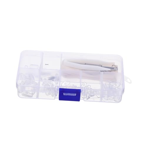 PENIKOKO Brillen Reparaturset Teiligem Nasenpad Ersatz mit Schrauben und Werkzeug Langlebig aus Edelstahl und Kunststoff für Brillen und Sonnenbrillen für Zuhause und Optiker von PENIKOKO