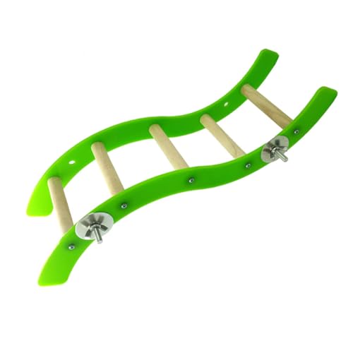 PENIKOKO Bunte Acryl kletterleiter für Kleintiere Wellenform Mini Hamster Maus und Vögel Robustes Haustierzubehör zum Klettern und Geeignet für Käfig und Gehege von PENIKOKO