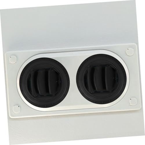 PENIKOKO Drehbarer Kunststoff Luftauslass für Heizung und Klimaanlage Hitzebeständiger Luftkanal Flexible Luftstromsteuerung für Auto Wohnmobil und Lkw Innenraum von PENIKOKO