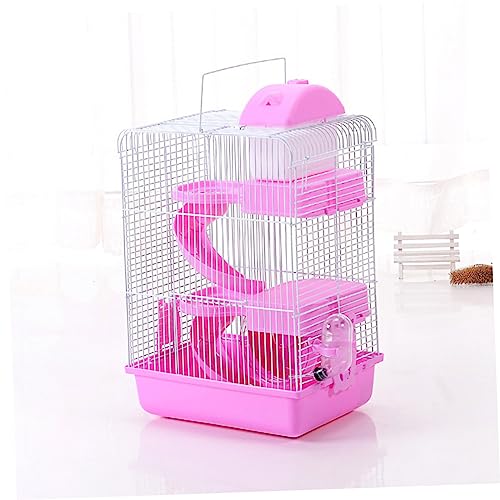 PENIKOKO Dreistöckiger Hamsterkäfig aus Robustem Kunststoff Multifunktionales Haustierhaus mit Rutschplattform Tragbar und Leicht zu Reinigen für Kleine Heimtiere Wie Hamster und Mäuse PENIKOKO Dreistöckiger Hamsterkäfig aus Robustem Kunststoff Multifunktionales Haustierhaus mit Rutschplattform Tragbar und Leicht zu Reinigen für Kleine Heimtiere Wie Hamster und Mäuse von PENIKOKO