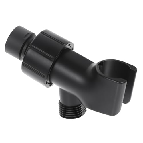 PENIKOKO Duschkopfhalterung Abs Schwarz Stabile Halterung mit Einfacher Montage für Badezimmer Kompatibel mit Handbrause Praktisch und Langlebig von PENIKOKO