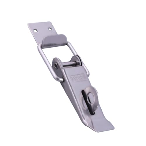 PENIKOKO Edelstahl Kistenverschluss Spannverschluss Metallkiste Deckel Riegel Latch für Schmuckboxen Koffer Truhen DIY Zubehör Langlebig Robust PENIKOKO Edelstahl Kistenverschluss Spannverschluss Metallkiste Deckel Riegel Latch für Schmuckboxen Koffer Truhen DIY Zubehör Langlebig Robust von PENIKOKO