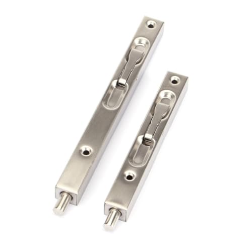 PENIKOKO Edelstahl Türbolzen Verlängerter Unsichtbarer Riegel für Doppelte Türen Rostfrei Einfache Montage Sichere Verriegelung für Haus und Büro Langlebiger Schiebetürverschluss PENIKOKO Edelstahl Türbolzen Verlängerter Unsichtbarer Riegel für Doppelte Türen Rostfrei Einfache Montage Sichere Verriegelung für Haus und Büro Langlebiger Schiebetürverschluss von PENIKOKO